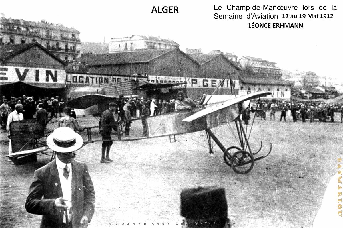 Alger - Champ de Manoeuvres - Journee de l'Aviation - Leonce Ehrmann.jpg